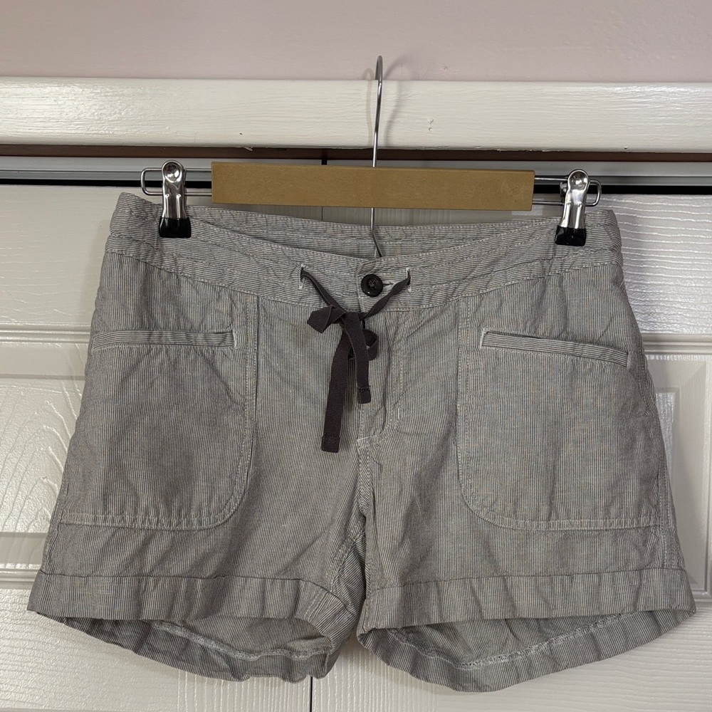 The North Face Women's Striped Gray Shorts